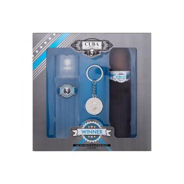 Cuba Winner  100Ml Edt 100 Ml + Aftershave Watter 100 Ml + Key Ring Für Mann  Extra(Eau De Toilette)  