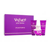 Versace Pour Femme Dylan Purple 100Ml Edp 100 Ml + Edp 5 Ml + Shower Gel 100 Ml + Body Lotion 100 Ml Für Frauen  Body Lotion(Eau De Parfum)  