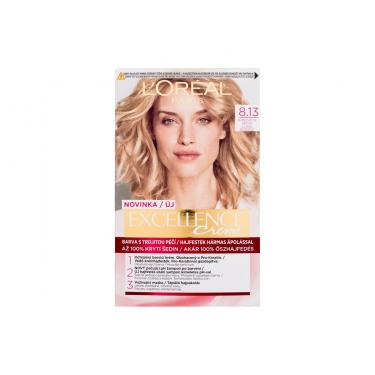 Loreal Paris Excellence Creme Triple Protection 1Pc  Für Frauen  (Hair Color)  8,13 Blond Light Beige