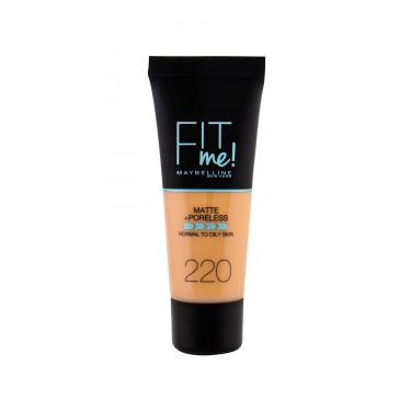 Maybelline Fit Me! Matte + Poreless  30Ml 220 Natural Beige   Für Frauen (Makeup)