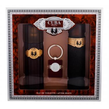 Cuba Gold  Edt 100Ml + 100Ml Aftershave Lotion + Key Ring 100Ml    Für Mann (Eau De Toilette)