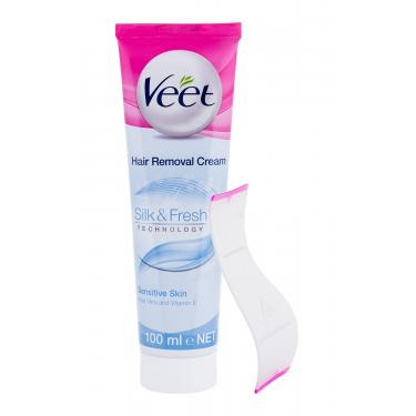 Veet Silk & Fresh Sensitive Skin  100Ml    Für Frauen (Depilatory Product)