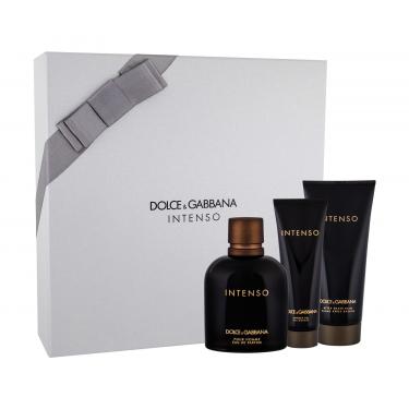 Dolce&Gabbana Pour Homme Intenso 125Ml   Edp 125 Ml + Aftershave Balm 100 Ml + Shower Gel 50 Ml    Für Mann 