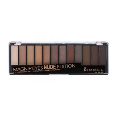 Rimmel London Magnif Eyes Contouring Palette  14,16G 001 Nude Edition   Für Frauen (Eye Shadow)