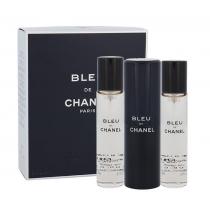Chanel Bleu De Chanel   3X20Ml  Twist And Spray  Für Mann (Eau De Toilette)