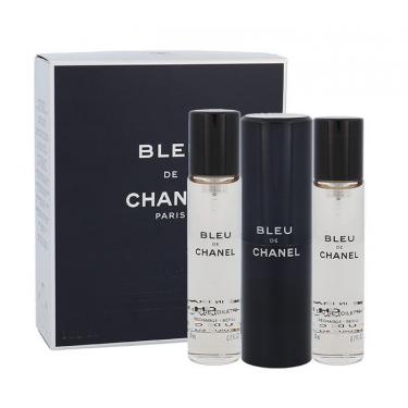 Chanel Bleu De Chanel   3X20Ml  Twist And Spray  Für Mann (Eau De Toilette)
