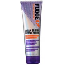 Fudge Professional Clean Blonde Damage Rewind Violet-Toning Conditioner      250ml(Conditioner) Unisex