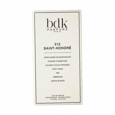Bdk Parfums 312 Saint-Honoré 100Ml    (Eau De Parfum) Unisex  