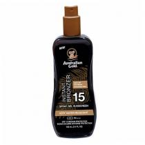 Australian Gold Instant Bronzer Spray Gel Sunscreen  SPF15    100ml(Sun Body Lotion) für Frauen