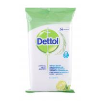 Dettol Antibacterial Cleansing Surface Wipes Lime & Mint  36Pc    Unisex (Antibacterial Product)