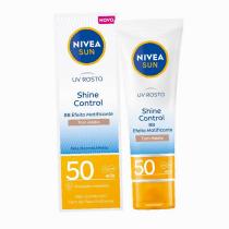 Nivea Sun Uv Face 50Ml Shine Control Bb  Spf50 (Face Sun Care) Für Frauen  Medium
