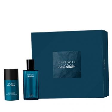 Davidoff Cool Water    Edt 75 ml + Deostick 75 ml Deodorant  75ml(Eau de Toilette) für Männer