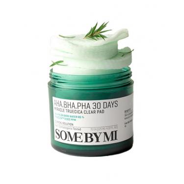Some By Mi AHA.BHA.PHA 30 Days Miracle Truecica Clear Pad      70pc(Cleansing Wipes) Unisex