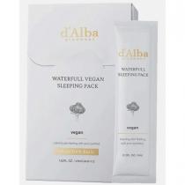 D'Alba White Truffle 12X4Ml Waterfull Vegan Sleeping Pack   (Face Mask) Für Frauen  