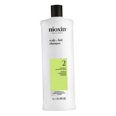 Nioxin System 2 1000Ml Scalp + Hair Shampoo   (Shampoo) Für Frauen  