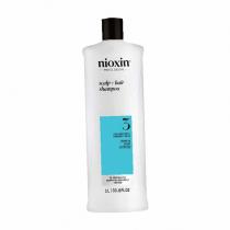 Nioxin System 3 1000Ml Scalp + Hair Shampoo   (Shampoo) Für Frauen  