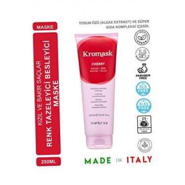 Inebrya Kromask Coloring Nourishing Mask     Cherry 250ml(Hair Color) Unisex