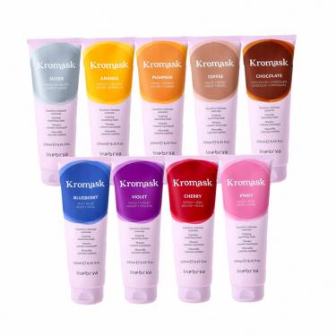Inebrya Kromask 250Ml Coloring Nourishing Mask   (Hair Color) Unisex  Silver