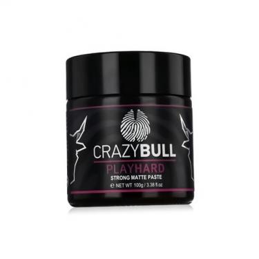 Crazy Bull Play Hard 100G Strong Matte Paste   (Hair Cream) Für Männer  