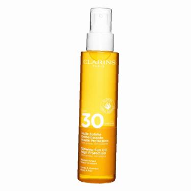 Clarins Sun Care 150Ml Glowing Sun Oil  Spf30 (Sun Body Lotion) Für Frauen  