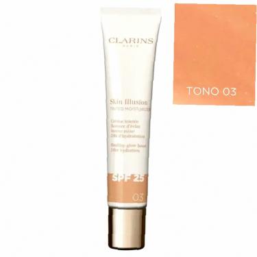 Clarins Skin Illusion 40Ml Tinted Moisturizer  Spf25 (Bb Cream) Für Frauen  03