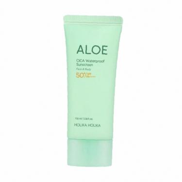 Holika Holika Aloe 100Ml Cica Waterproof Sunscreen  Spf50+ (Face Sun Care) Unisex  