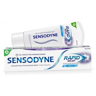 Sensodyne Rapid Relief Cool Mint      75ml(Toothpaste) Unisex