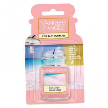 Yankee Candle Pink Sands Ultimate Car Jar      1pc(Car Air Freshener) Unisex