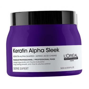 L'Oréal Professionnel Keratin Alpha Sleek Professional Mask      500ml(Hair Mask) für Frauen