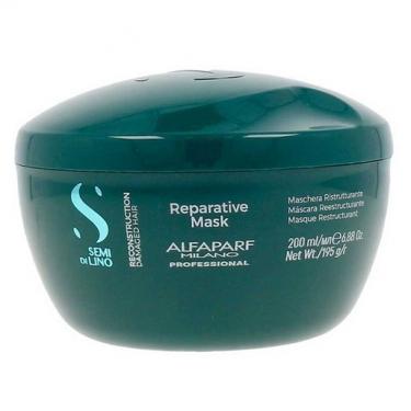 ALFAPARF MILANO Semi Di Lino Reconstruction Reparative Mask      200ml(Hair Mask) für Frauen