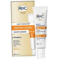 RoC Multi Correxion Revive + Glow Moisturiser  SPF30    50ml(Day Cream) für Frauen