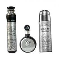 Lattafa Fakhar Lattafa Black   EDP 100 ml + Deodorant 200 ml + Air Freshener 300 ml Housing Spray and Diffuser  100ml(Eau de Parfum) für Männer