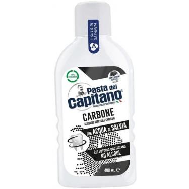 Pasta Del Capitano Charcoal Mouthwash      400ml(Mouthwash) Unisex