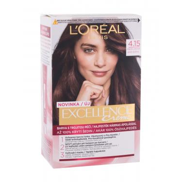 L'Oréal Paris Excellence Creme Triple Protection  48Ml 4,15 Frosted Brown   Für Frauen (Hair Color)