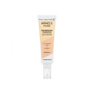 Max Factor Miracle Pure Skin-Improving Foundation  30Ml 76 Warm Golden  Spf30 Für Frauen (Makeup)