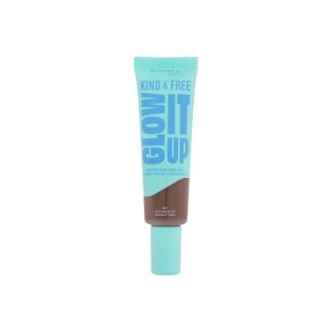 Rimmel London Kind & Free 30Ml Glow It Up Moisturising Skin Tint   (Makeup) Für Frauen  605 Deep Chocolate
