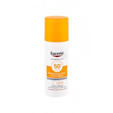 Eucerin Sun Protection Photoaging Control Cc Cream  50Ml Medium  Spf50+ Für Frauen (Face Sun Care)