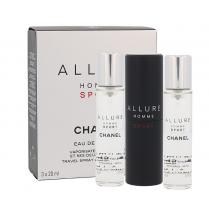 Chanel Allure Homme Sport   3X20Ml  Twist And Spray  Für Mann (Eau De Toilette)