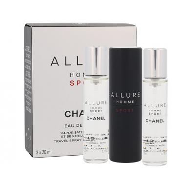 Chanel Allure Homme Sport   3X20Ml  Twist And Spray  Für Mann (Eau De Toilette)