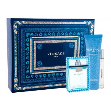 Versace Man Eau Fraiche Edt 100 Ml + Edt 10 Ml + Shower Gel 150 Ml 100Ml    Für Mann (Eau De Toilette)