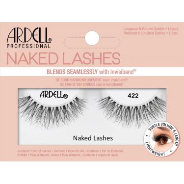 Ardell Naked Lashes 422  1Pc Black   Für Frauen (False Eyelashes)