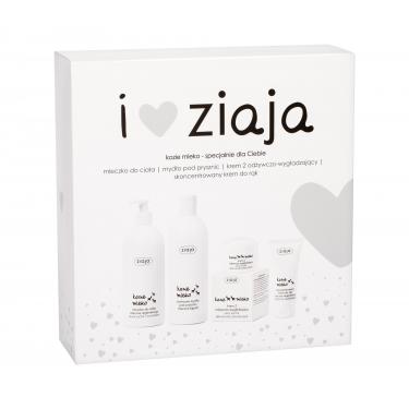 Ziaja Goat´S Milk  Cream Shower Soap 500 Ml + Body Lotion 400 Ml + Daily Facial Care 50 Ml + Hand Cream 50 Ml 500Ml    Für Frauen (Shower Cream)