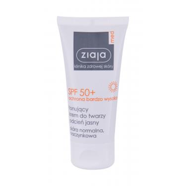 Ziaja Med Protective Tinted  50Ml Light  Spf50+ Für Frauen (Face Sun Care)