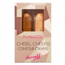 Barry M Flawless Chisel Cheeks Brightener 5 G + Bronzer 5 G 5G   Contour Creams Für Frauen (Brightener)