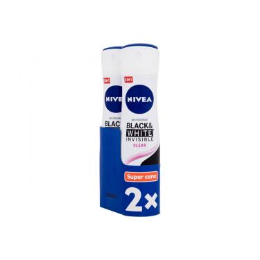 Nivea Black & White Invisible Clear 1Balení  Für Frauen  (Antiperspirant) 48h 