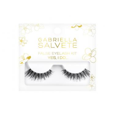 Gabriella Salvete Yes, I Do! False Eyelash Kit False Lashes 1 Pair + Lash Glue 1 G 1Pc Black   Für Frauen (False Eyelashes)