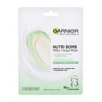 Garnier Skin Naturals Nutri Bomb Almond Milk + Hyaluronic Acid  1Pc    Für Frauen (Face Mask)