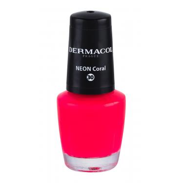 Dermacol Neon   5Ml 30 Neon Coral   Für Frauen (Nail Polish)