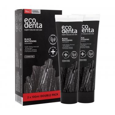 Ecodenta Toothpaste Black Whitening Black Whitening Toothpaste 2 X 100 Ml 100Ml    Unisex (Toothpaste)