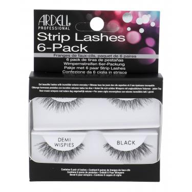 Ardell Strip Lashes Demi Wispies  6Pc Black   Für Frauen (False Eyelashes)